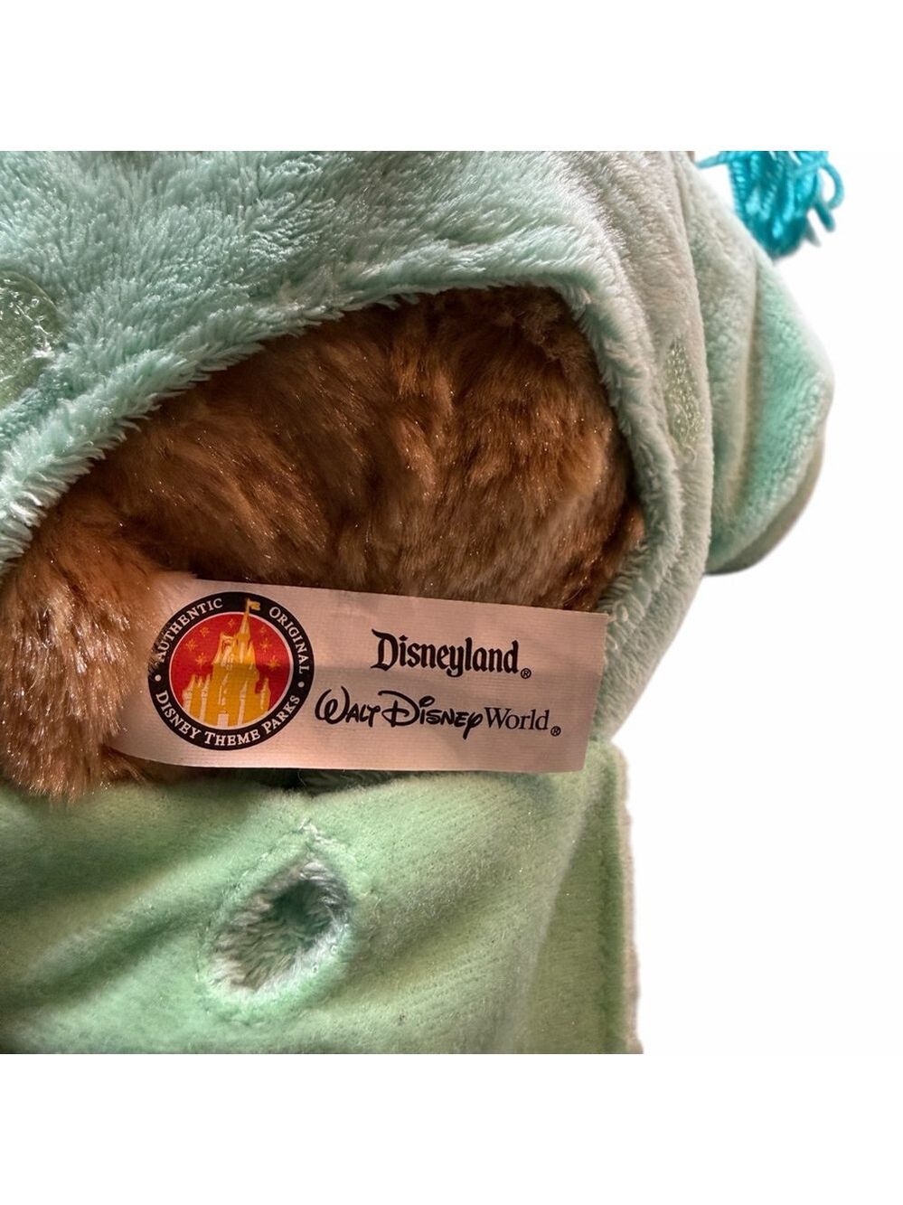 Disney Parks Bear Plush Mint Green Pajamas 14” Disneyland Walt Disney World - Picture 10 of 11